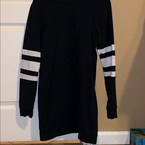 Long sleeve black dress